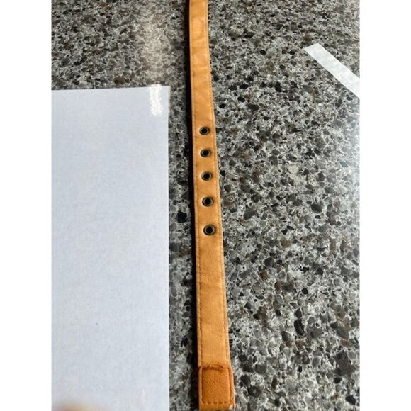 Colorful Woven Belt With Leather LOOK Accents‎ - 32.75 OVERALL  Inches - Picture 8 of 9